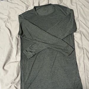 Men's Gray Long Sleeve Shirt
